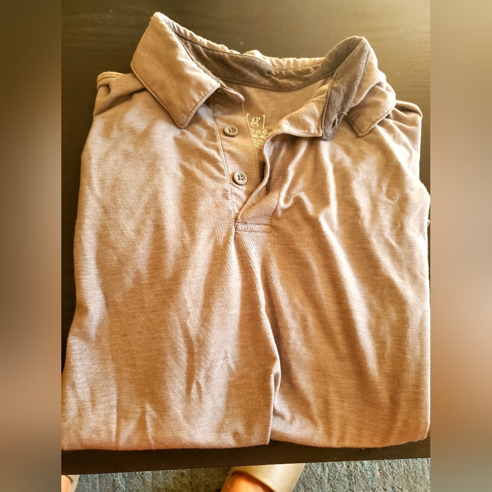 Mens George collard short sleeve half button dress shirt